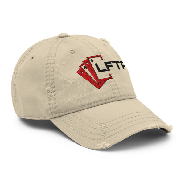 Distressed Poker Dad Hat